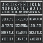 Silbernes benutzerdefiniertes Fußballtrikot Schwarzes authentisches Mesh