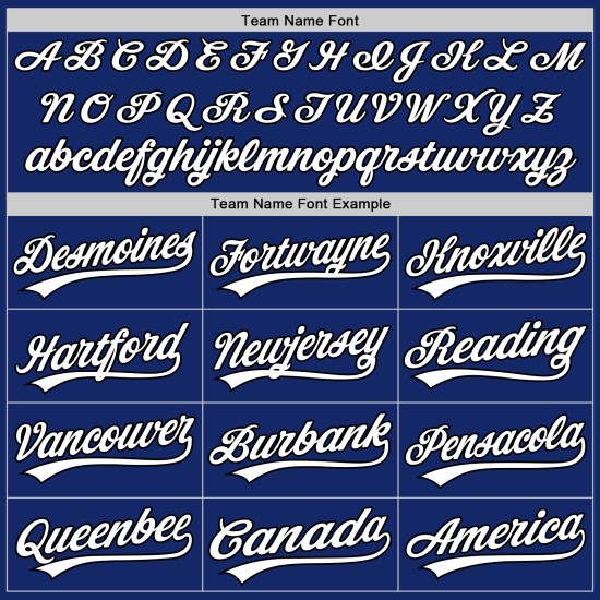 Jersey Unisex Custom Softball Weiß-Schwarz Royal Zwei-Knopf Jersey Unisex Custom Softball Weiß-Schwarz Royal Zwei-Knopf