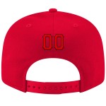 Rote verstellbare genähte Mütze Rot-Schwarz Custom Snapback Rote verstellbare genähte Mütze Rot-Schwarz Custom Snapback