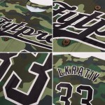 Authentisches Trikot Camo Cream To Baseball Black-City Salute Custom Service