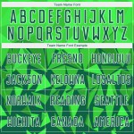 Benutzerdefinierte Grün Grün-Weiß Sublimation Jersey Gras Uniform Fußball