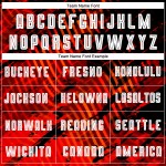 Rote Uniform Custom Weiß-Schwarz Sublimation Jersey Fußball