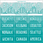 Fußball Aqua Weiß Sublimation Jersey Uniform Custom