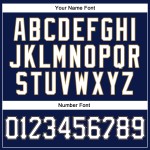 Weiß-Altgold Authentic Custom Baseball Jersey Weiß Nadelstreifen Navy