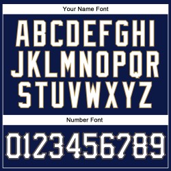 Weiß-Altgold Authentic Custom Baseball Jersey Weiß Nadelstreifen Navy