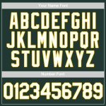 Weiß-Gold Custom Authentic Green Jersey Baseball