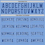 Leichtes Kapuzenpullover Sweatshirt Royal-Weiß Blau Weiß Sport Custom Nadelstreifen genäht Pullover