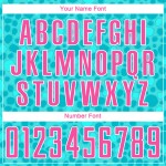 Sublimation Fußballtrikot Aqua Custom Uniform Pink-Weiß