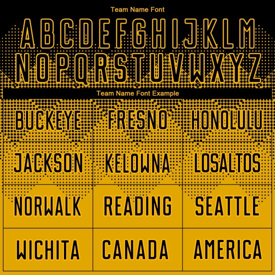 Schwarzes, benutzerdefiniertes Fußballtrikot mit Sublimationsdruck in Gold