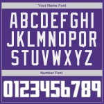 Basketball Authentic Custom Jersey Throwback Weiß-Grau Lila Basketball Authentic Custom Jersey Throwback Weiß-Grau Lila