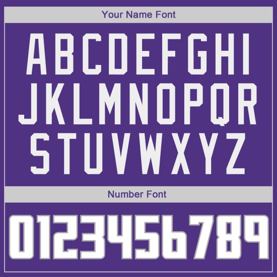 Basketball Authentic Custom Jersey Throwback Weiß-Grau Lila Basketball Authentic Custom Jersey Throwback Weiß-Grau Lila