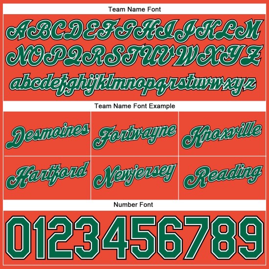 Shorts Custom Grün-Weiß Nadelstreifen Schwarz Basketball Authentic Orange Kelly