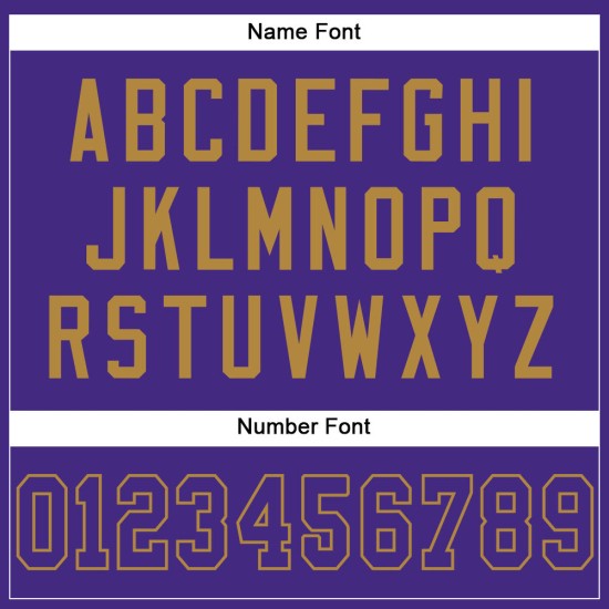 Lila-Old Custom Jersey Lila Mesh Fußball Authentic Gold Lila-Old Custom Jersey Lila Mesh Fußball Authentic Gold