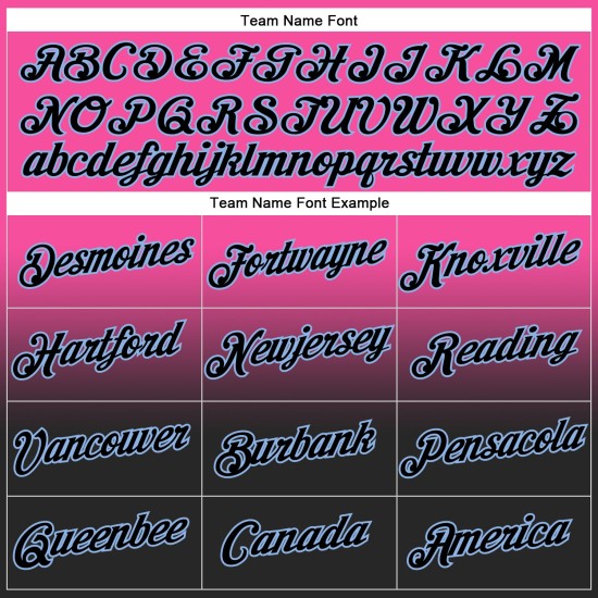 Genähter Pullover Hoodie Fade Schwarz-Hell Sport Blau Custom Sweatshirt Pink Fashion