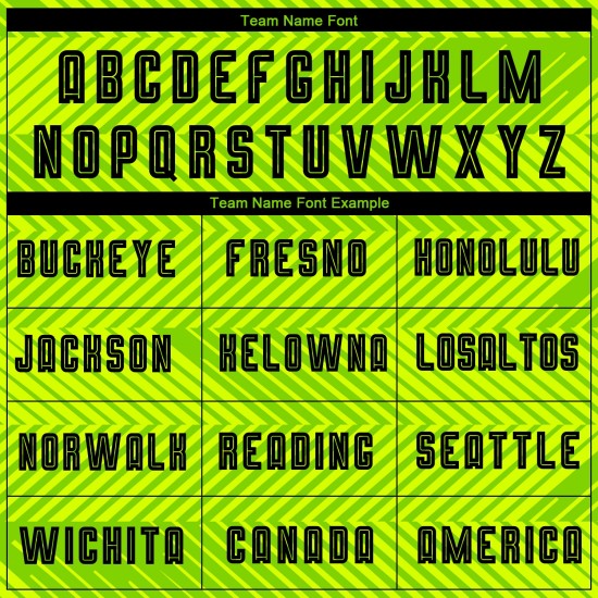 Neon Fußball Schwarz Grün Trikot Sublimation Custom Uniform