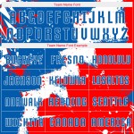 Fußball Rot-Weiß Royal Custom Uniform Sublimation Trikot