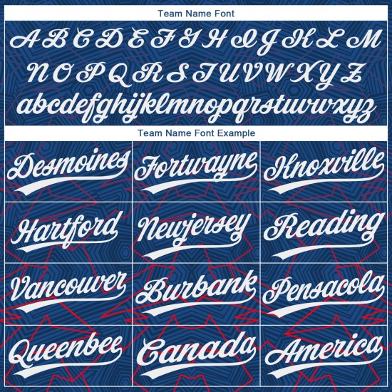 Unisex Muster Weiß-Rot 3D Softball Navy Jersey US Zwei-Knopf Blau Custom Unisex Muster Weiß-Rot 3D Softball Navy Jersey US Zwei-Knopf Blau Custom