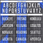 Schwarzes Trikot Uniform Custom Sublimation Fußball Weiß-Royal