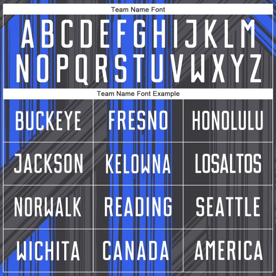 Schwarzes Trikot Uniform Custom Sublimation Fußball Weiß-Royal