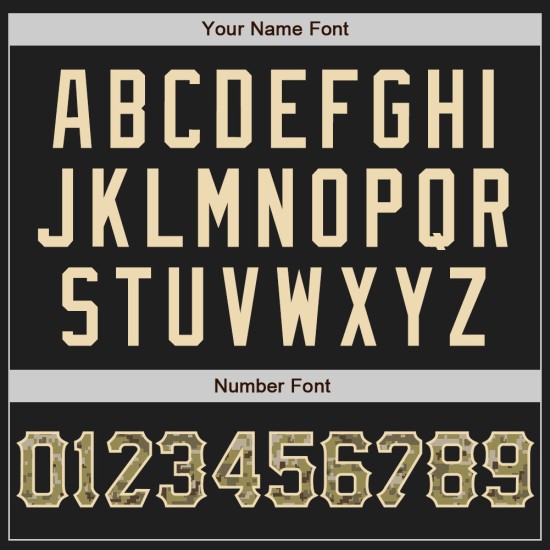 Zwei-Knopf-Creme Softball Camo-City Jersey Custom Unisex Schwarz Zwei-Knopf-Creme Softball Camo-City Jersey Custom Unisex Schwarz