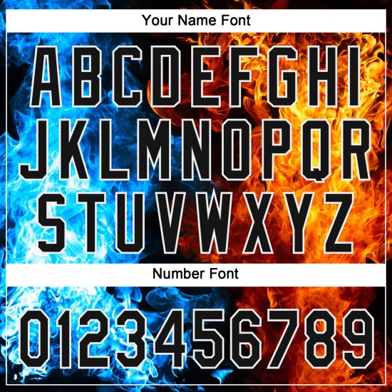 Muster Softball Flamme Schwarz-Weiß Zwei-Knopf Figur Custom 3D Jersey Unisex Muster Softball Flamme Schwarz-Weiß Zwei-Knopf Figur Custom 3D Jersey Unisex