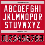 Neck Rib-Strick Basketball Custom Schwarz-Weiß Rund Jersey Rot Neck Rib-Strick Basketball Custom Schwarz-Weiß Rund Jersey Rot