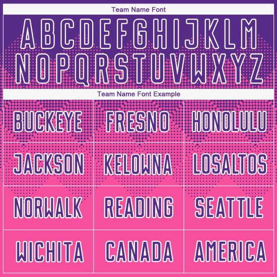 Rosa Trikot Uniform Fußball Custom Lila-Weiß Sublimation