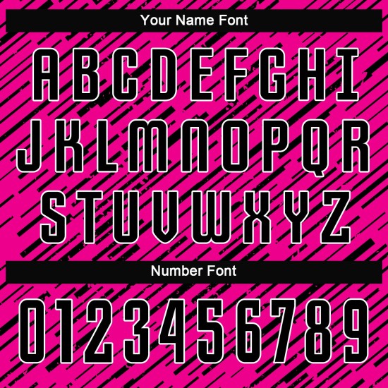 Schwarz-Weiß Fußball Trikot Uniform Rosa Custom Sublimation