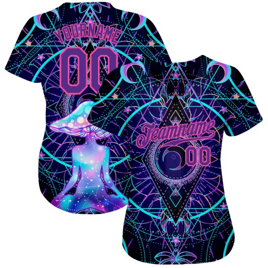 Heilige Geometrie Authentische Pilze Jersey Über 3D Custom Muster Baseball Halluzination Magie Psychedelische Design Heilige Geometrie Authentische Pilze Jersey Über 3D Custom Muster Baseball Halluzination Magie Psychedelische Design