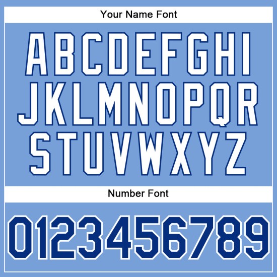 Authentic Pinstripe Royal-White Weiß Baseball Custom Light Jersey Blau