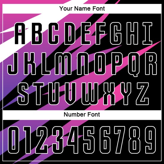 Sublimation Fußball Schwarz-Weiß Trikot Uniform Custom Pink