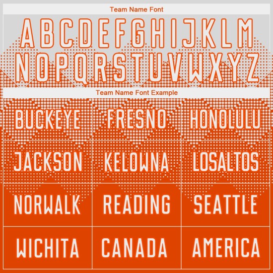 Orange Trikot Weiß Sublimation Custom Uniform Fußball