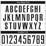 Fußball Custom Jersey Uniform Schwarz Sublimation Weiß